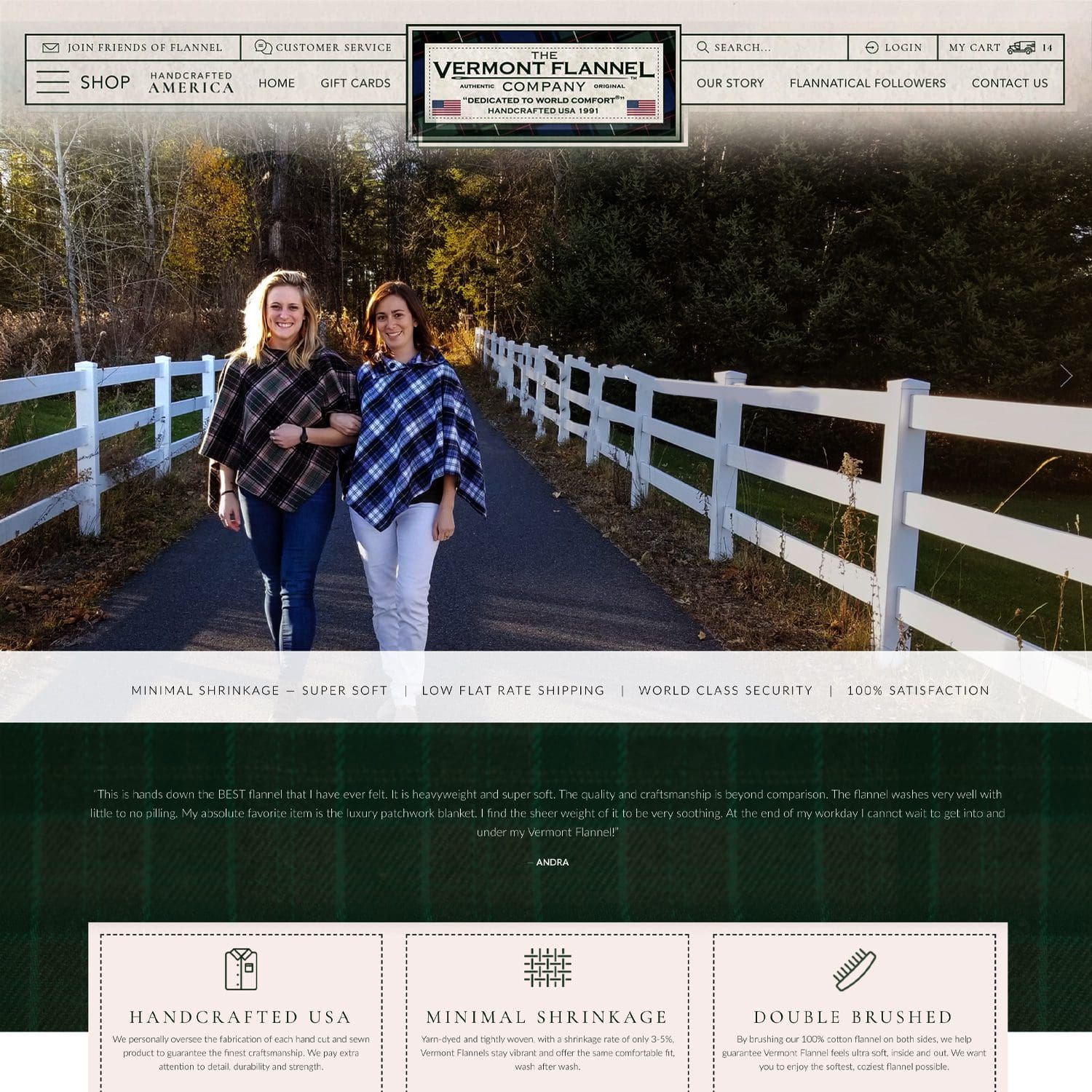 flannel online shopping company website - JLB, Best Web Design and Web Development Company in Nashville, Brentwood, and Franklin