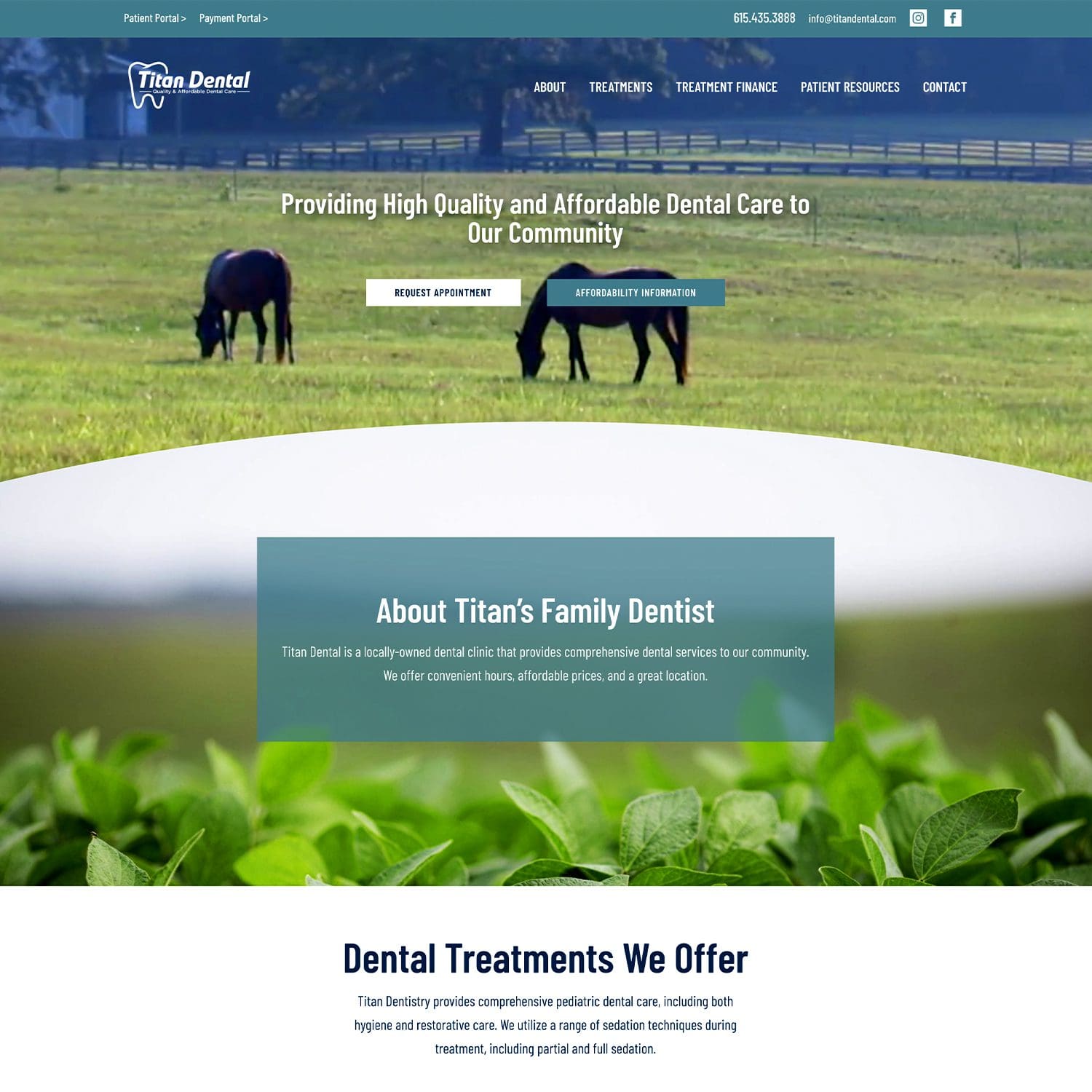 dentistry and healthcare website - JLB, Best Web Design and Web Development Company in Nashville, Brentwood, and Franklin