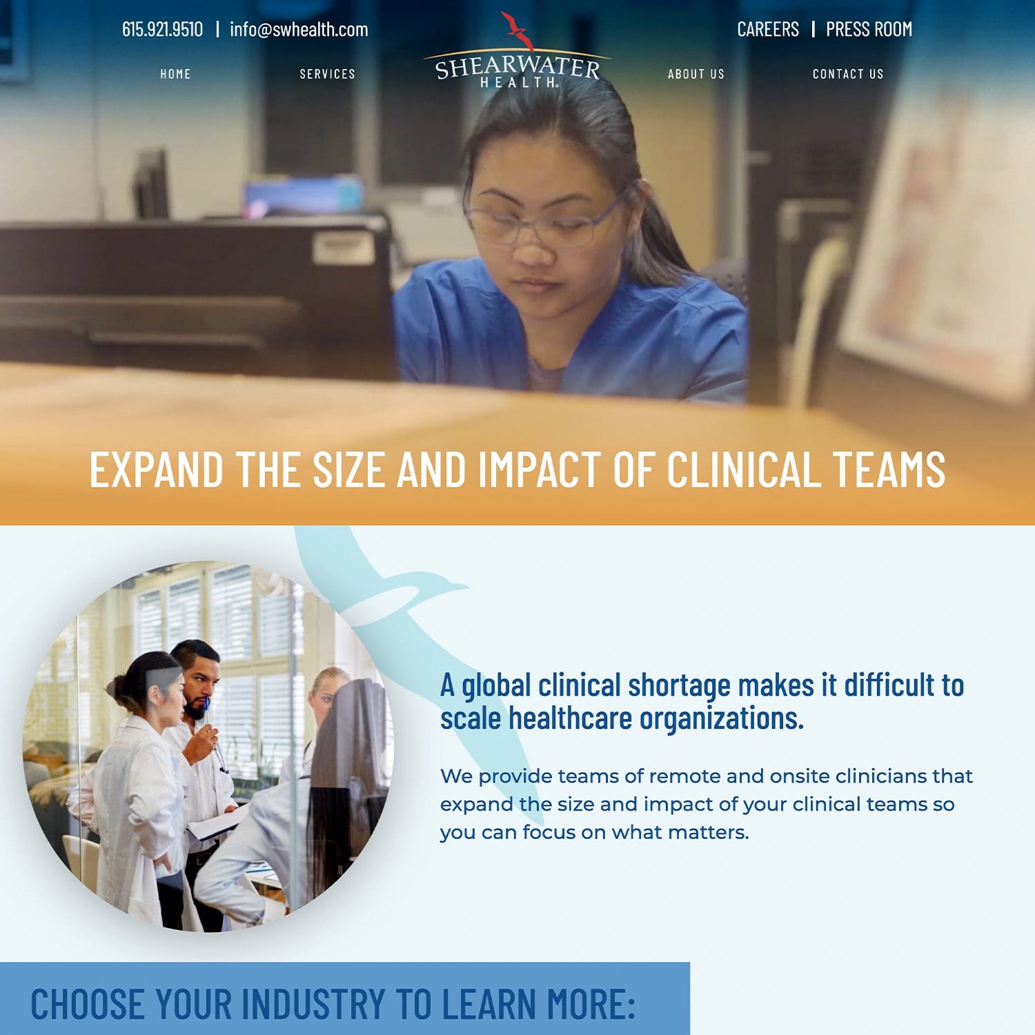 healthcare organization website - JLB, Best Web Design and Web Development Company in Nashville, Brentwood, and Franklin