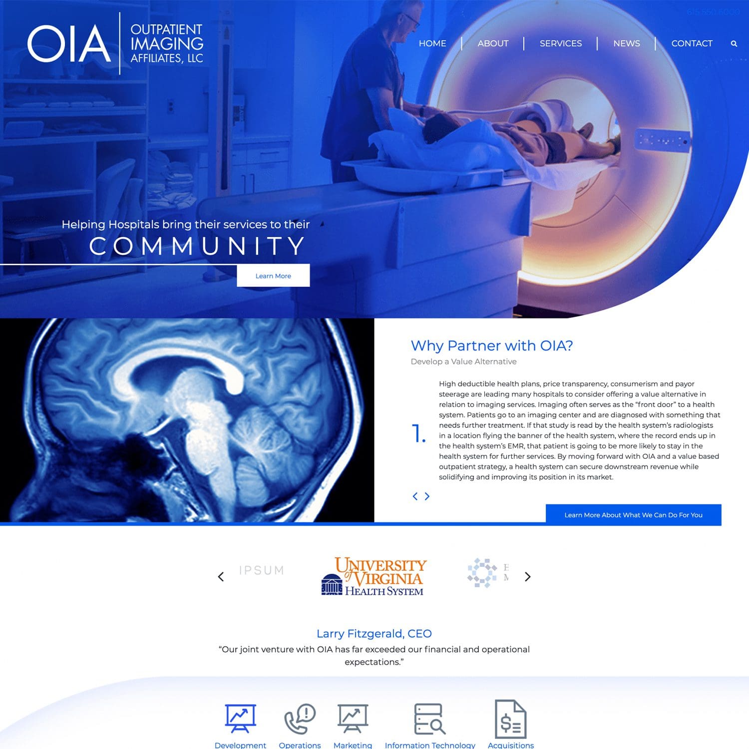 outpatient imaging healthcare website - JLB, Best Web Design and Web Development Company in Nashville, Brentwood, and Franklin