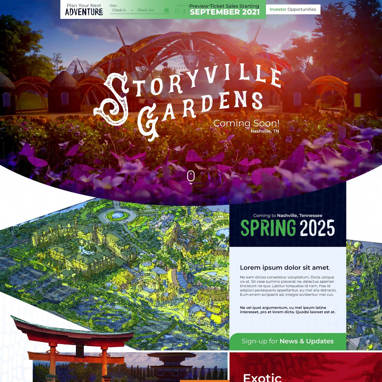 gardens website - JLB, Best Web Design and Web Development Company in Nashville, Brentwood, and Franklin