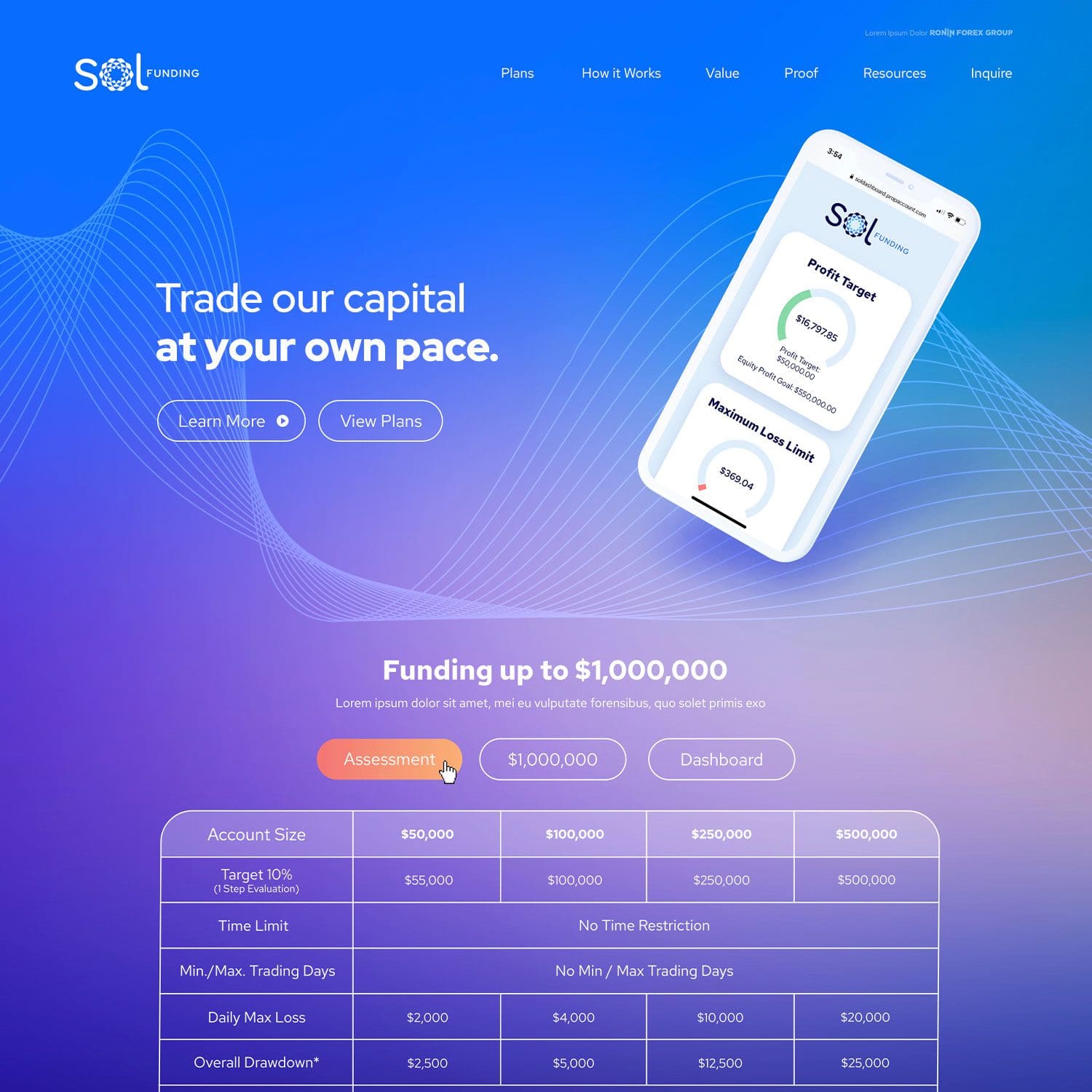 SOL Award Winning Web Design Screen Shot by Nashville Web Design Company - JLB